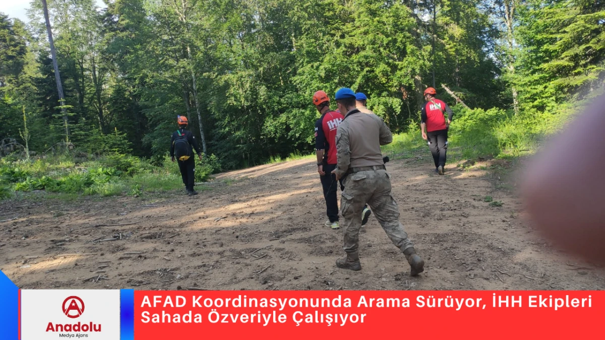 AFAD Koordinasyonunda Arama S&uuml;r&uuml;yor, İHH Ekipleri Sahada &Ouml;zveriyle &Ccedil;alışıyor