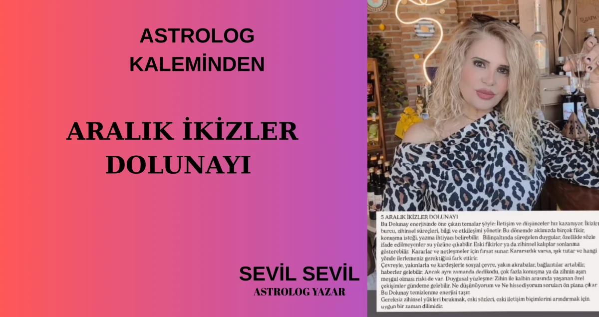 ARALIK İKİZLER DOLUNAYI 