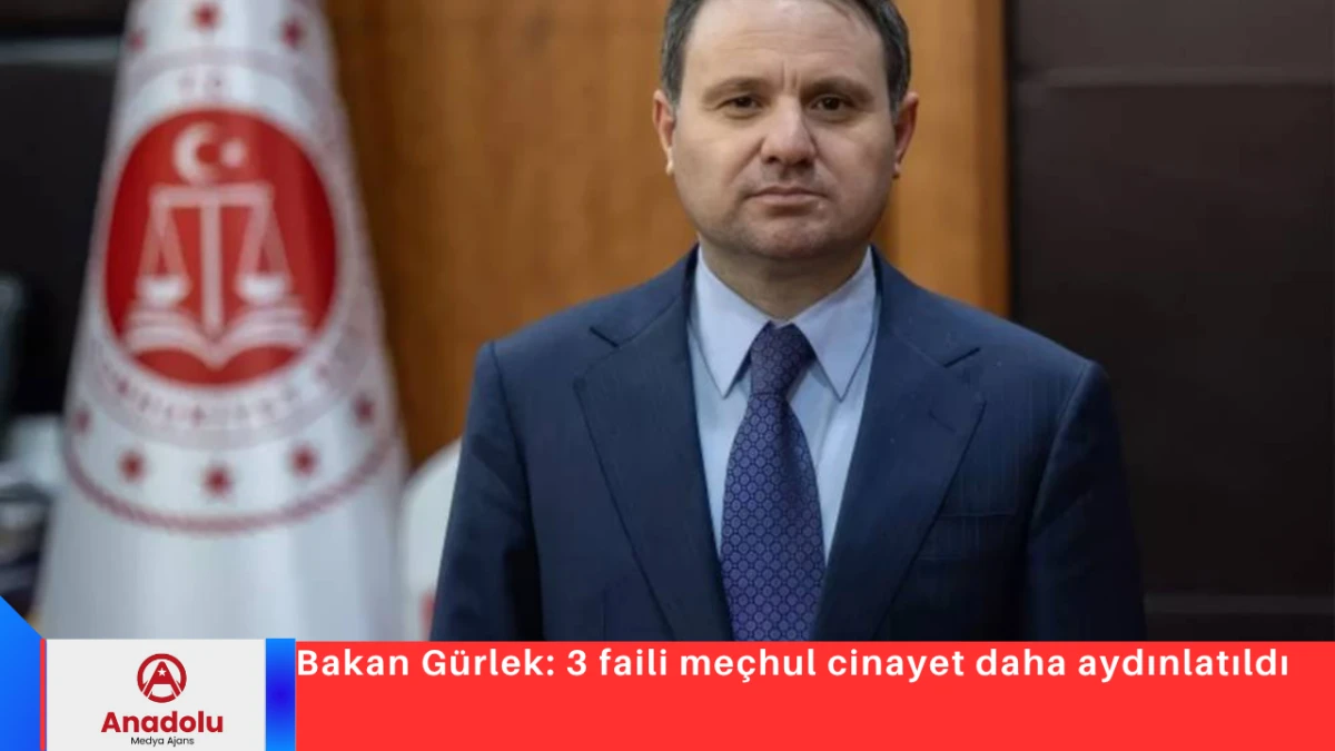 Bakan G&uuml;rlek: 3 faili me&ccedil;hul cinayet daha aydınlatıldı