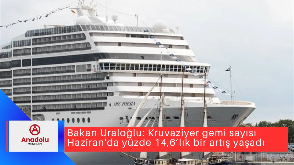Bakan Uraloğlu: Kruvaziyer gemi sayısı Haziran'da yüzde 14,6’lık bir artış yaşadı