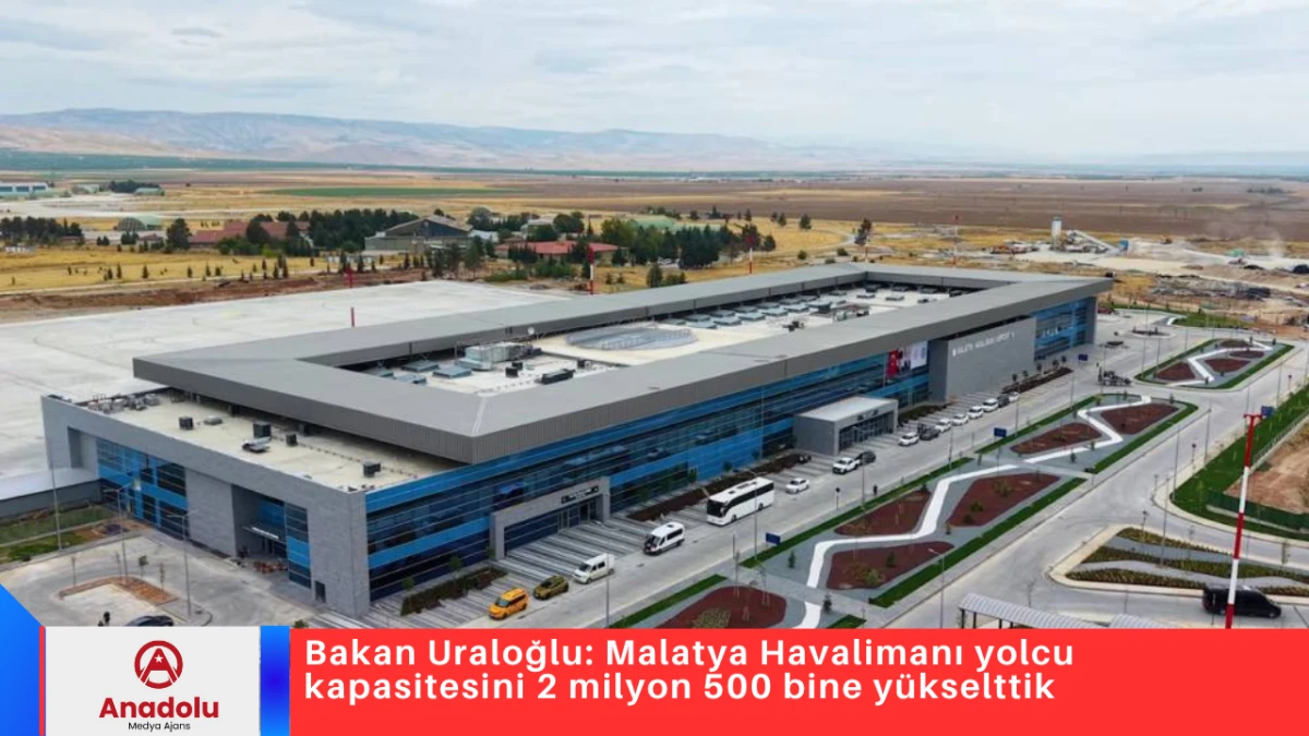 Bakan Uraloğlu: Malatya Havalimanı yolcu kapasitesini 2 milyon 500 bine y&uuml;kselttik