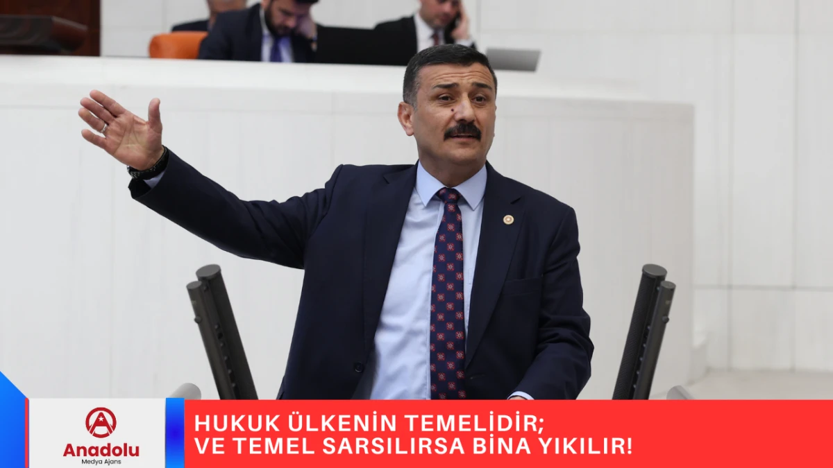 HUKUK &Uuml;LKENİN TEMELİDİR;  VE TEMEL SARSILIRSA BİNA YIKILIR!