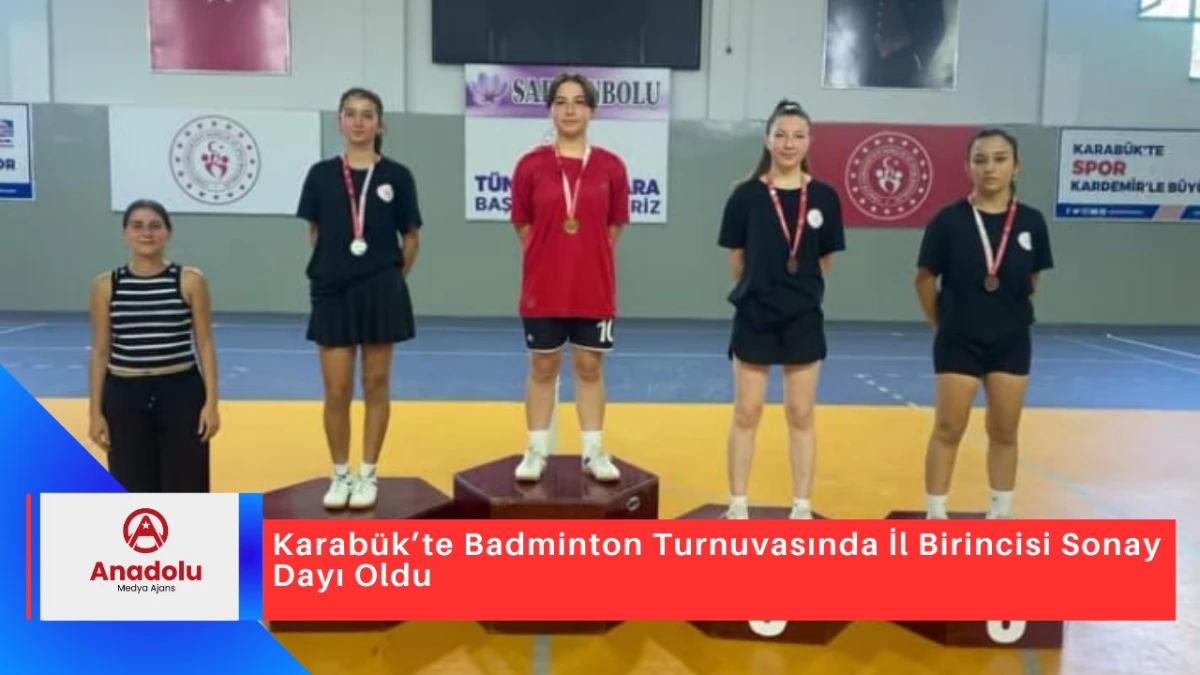 Karabük’te Badminton Turnuvasında İl Birincisi Sonay Dayı Oldu