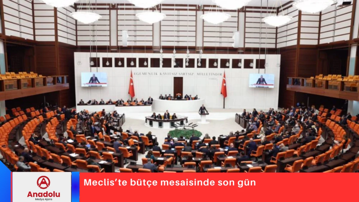 Meclis&rsquo;te b&uuml;t&ccedil;e mesaisinde son g&uuml;n