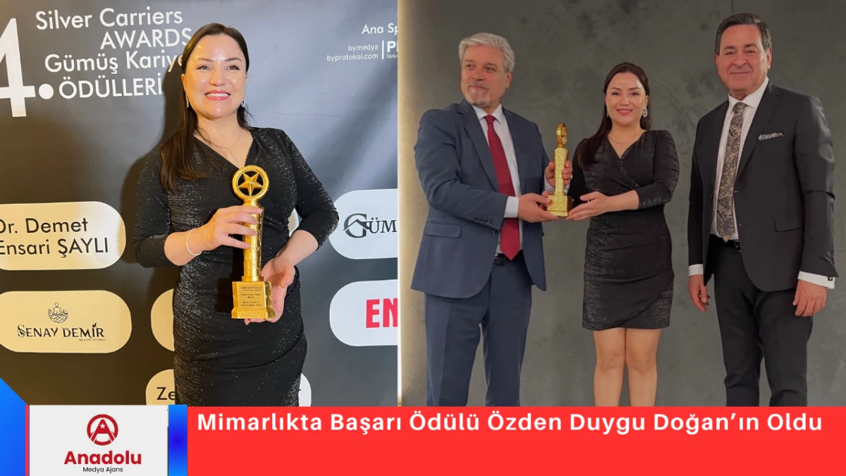 Mimarlıkta Başarı &Ouml;d&uuml;l&uuml; &Ouml;zden Duygu Doğan&rsquo;ın Oldu 