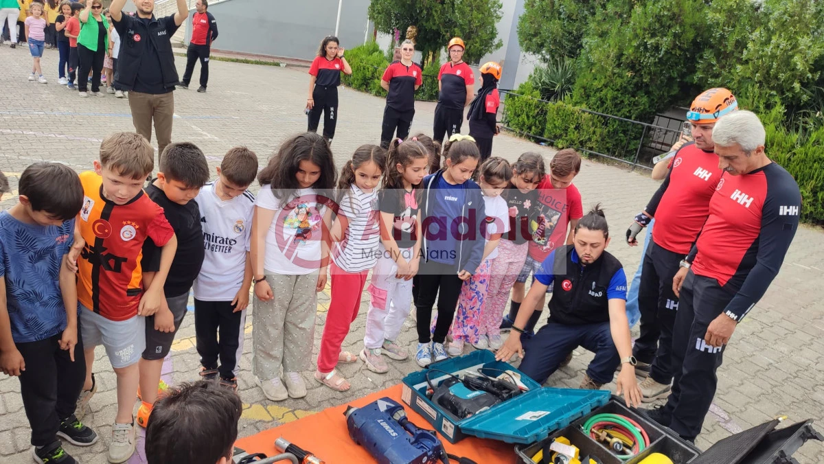 Miniklere Afet Farkındalığı: Tatbikatla Öğrendiler