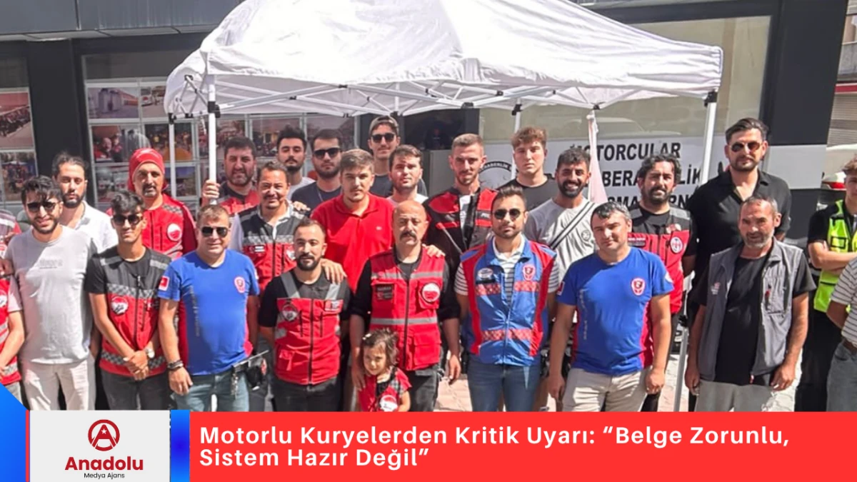 Motorlu Kuryelerden Kritik Uyarı: &ldquo;Belge Zorunlu, Sistem Hazır Değil&rdquo;