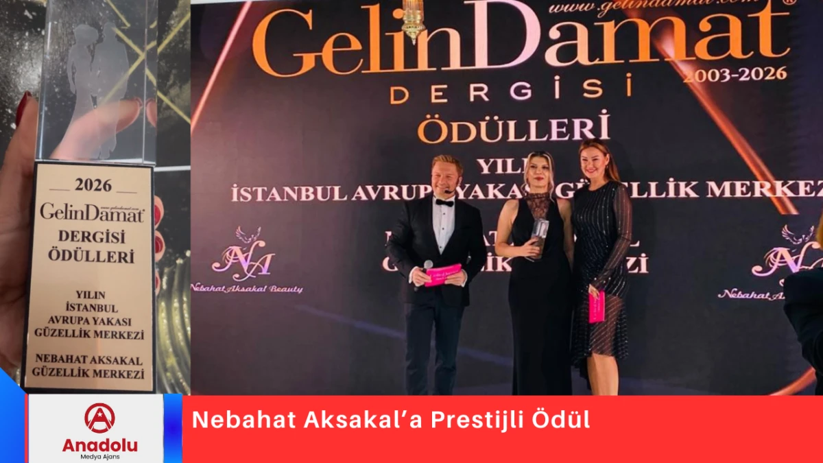 Nebahat Aksakal&rsquo;a Prestijli &Ouml;d&uuml;l