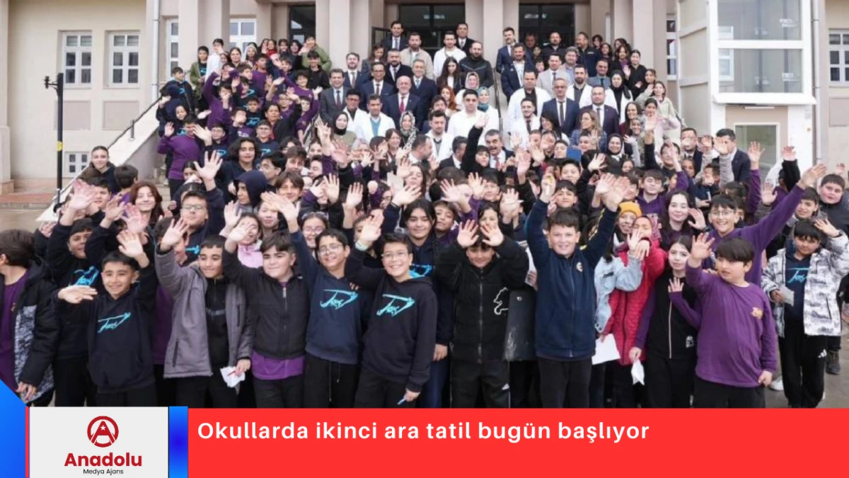 Okullarda ikinci ara tatil bug&uuml;n başlıyor