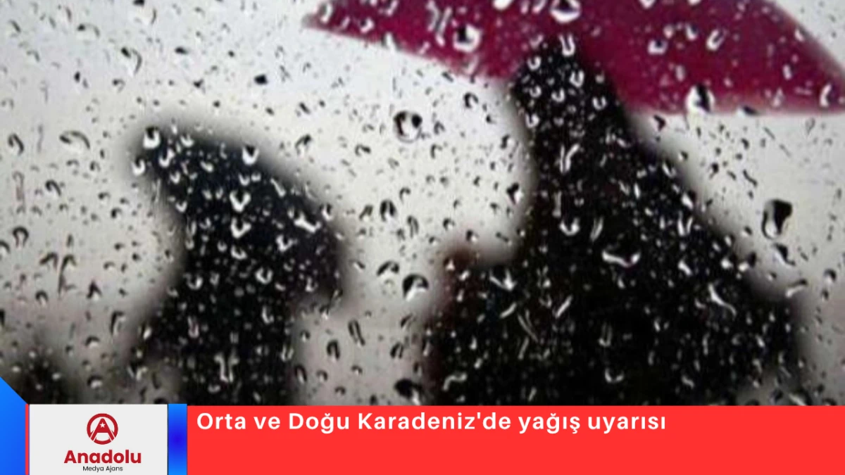 Orta ve Doğu Karadeniz'de yağış uyarısı