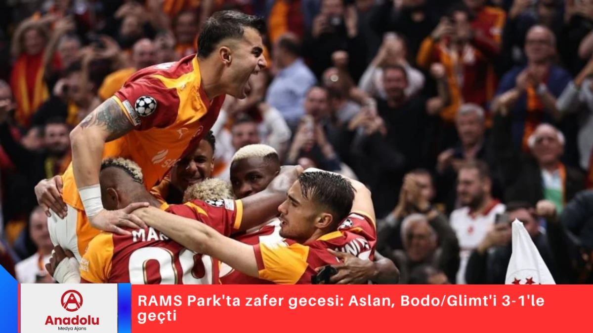 RAMS Park'ta zafer gecesi: Aslan, Bodo/Glimt'i 3-1'le geçti