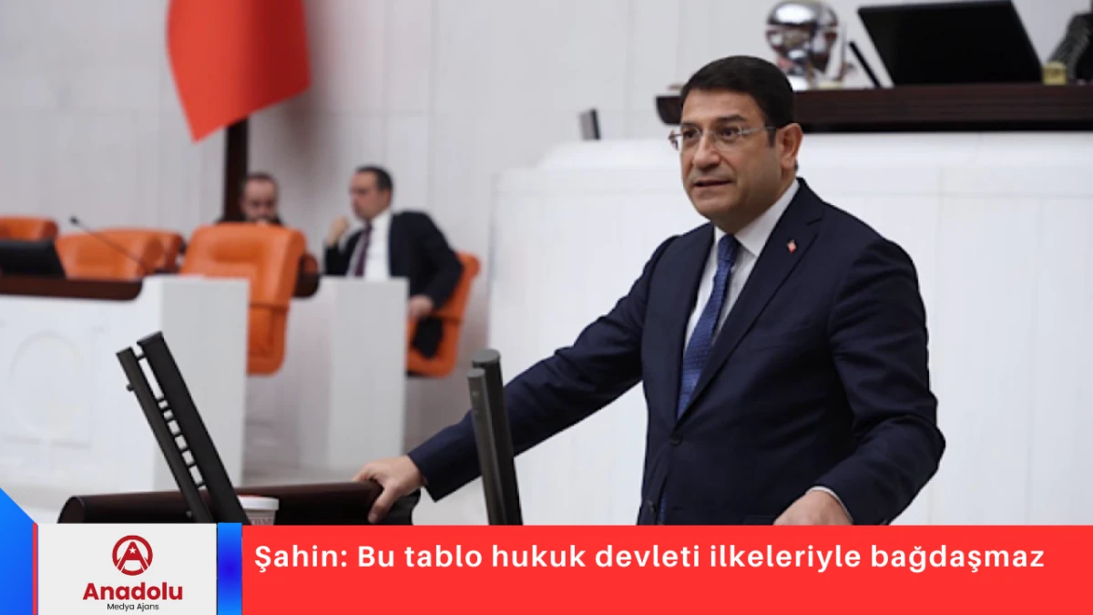 Şahin: Bu tablo hukuk devleti ilkeleriyle bağdaşmaz
