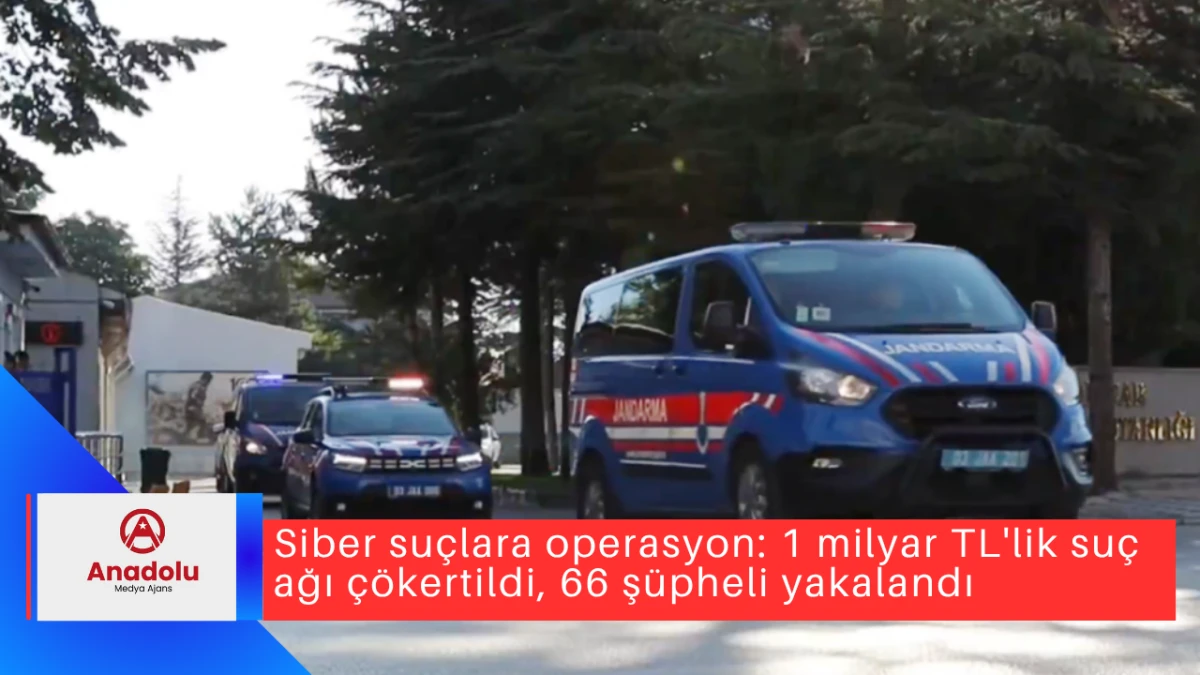 Siber suçlara operasyon: 1 milyar TL'lik suç ağı çökertildi, 66 şüpheli yakalandı