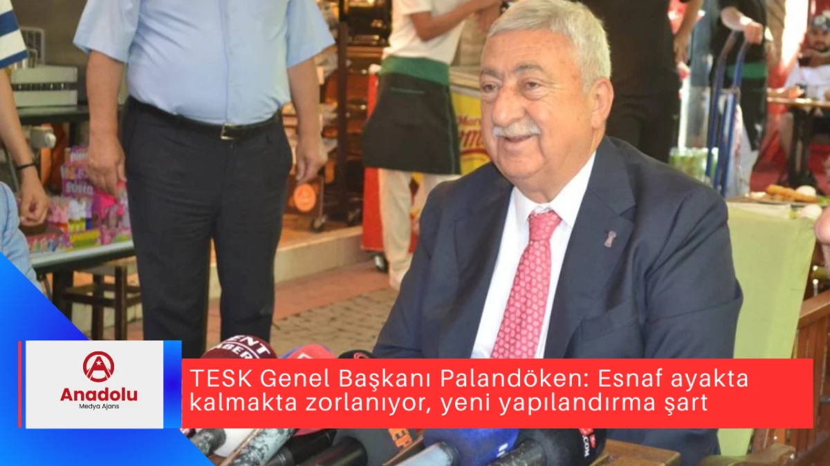 TESK Genel Başkanı Palandöken: Esnaf ayakta kalmakta zorlanıyor, yeni yapılandırma şart