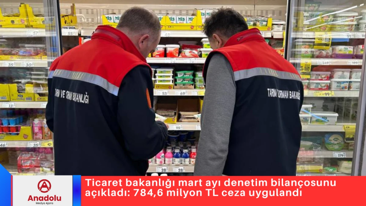 Ticaret bakanlığı mart ayı denetim bilan&ccedil;osunu a&ccedil;ıkladı: 784,6 milyon TL ceza uygulandı