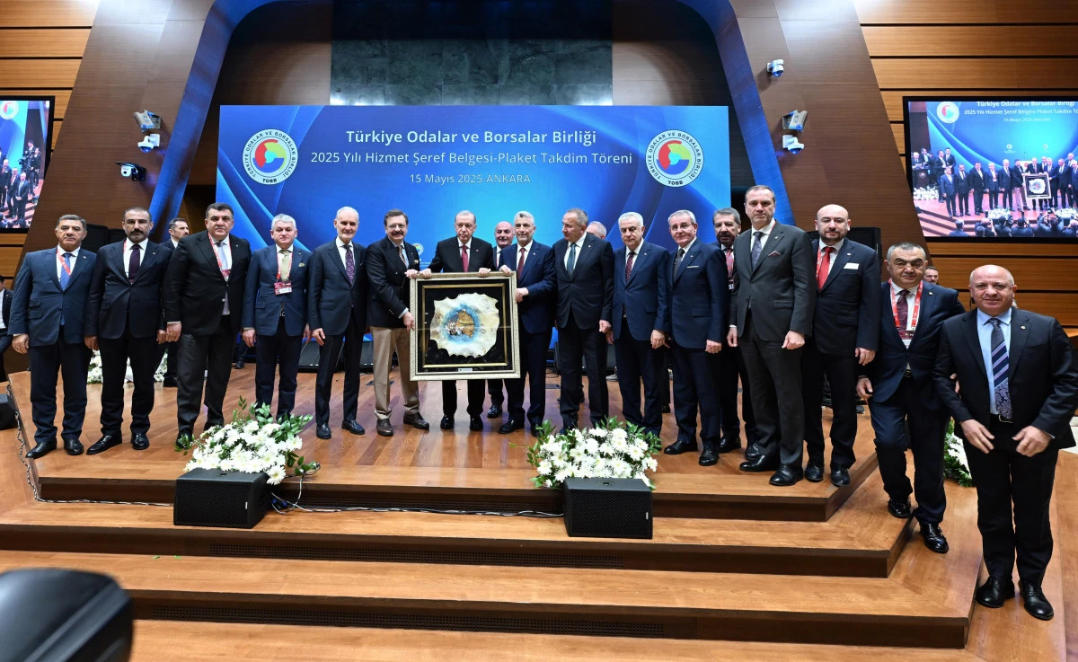 TOBB 2025 Hizmet Şeref Belgesi ve Plaket Töreni Gerçekleştirildi