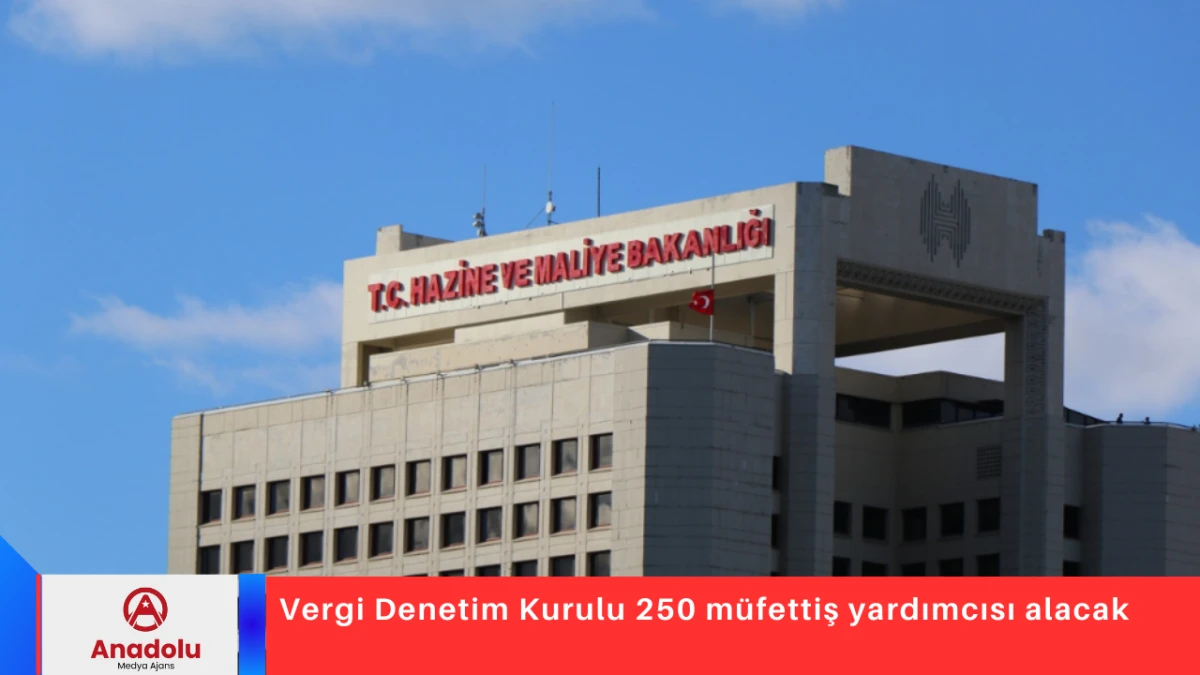 Vergi Denetim Kurulu 250 m&uuml;fettiş yardımcısı alacak